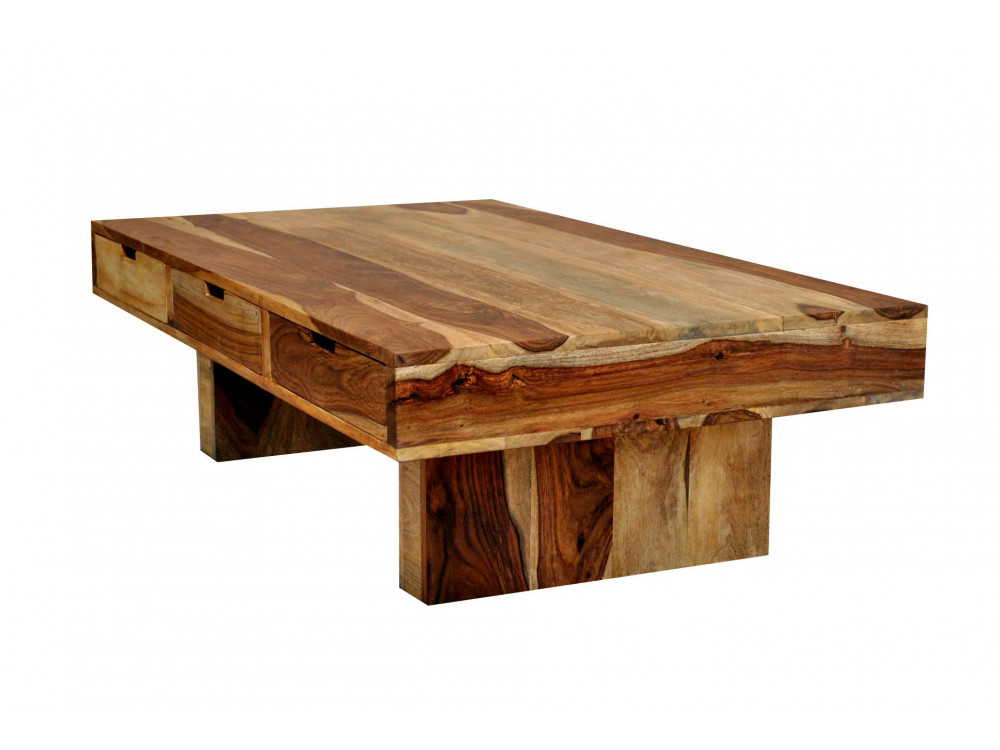 Couchtisch Khatu Modern Sheesham Sheesham natur