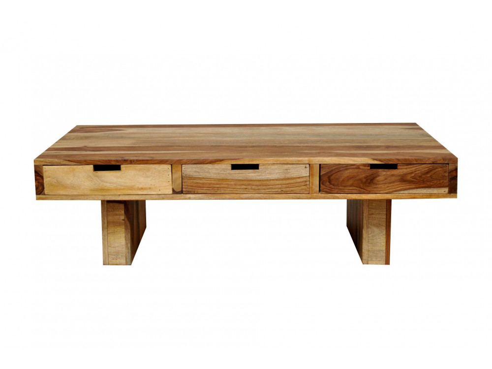 Couchtisch Khatu Modern Sheesham Sheesham natur