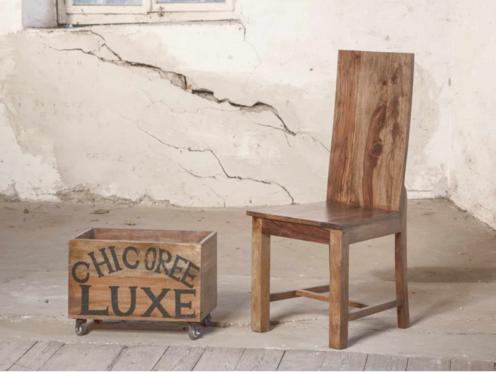 Esszimmerstuhl Pawa Modern Teak Braun