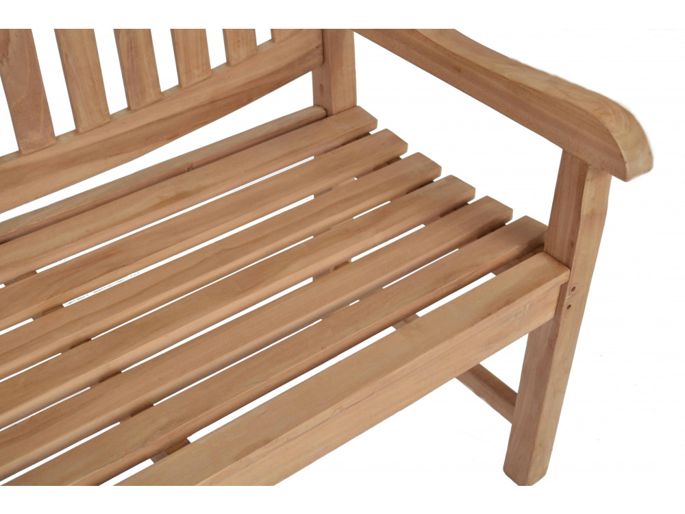 Gartenbank  Gartenmöbel Outdoor Modern Teak Honig