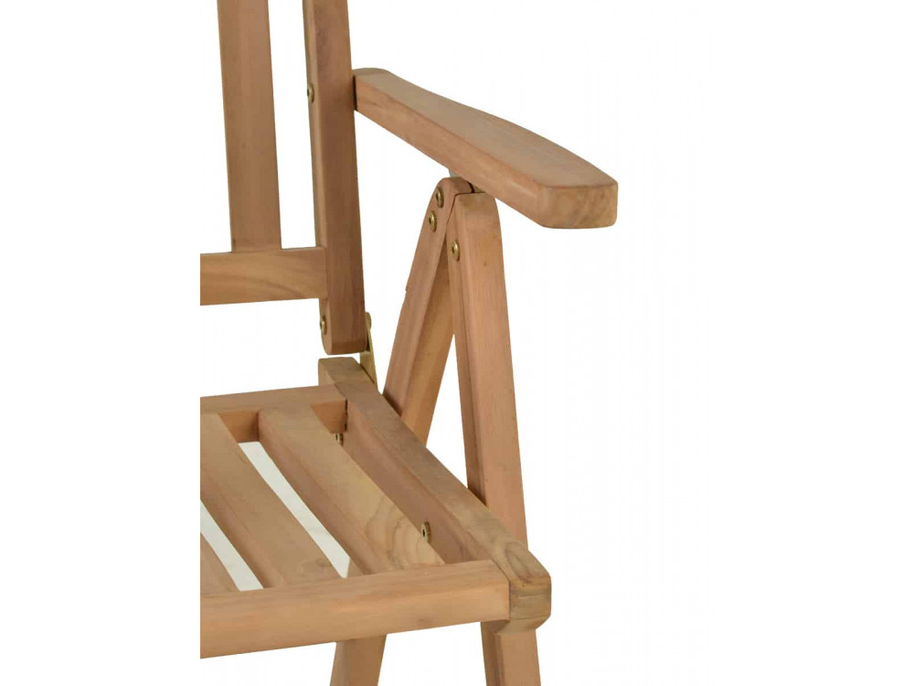 Gartenstuhl  Gartenmöbel Outdoor Modern Teak Honig