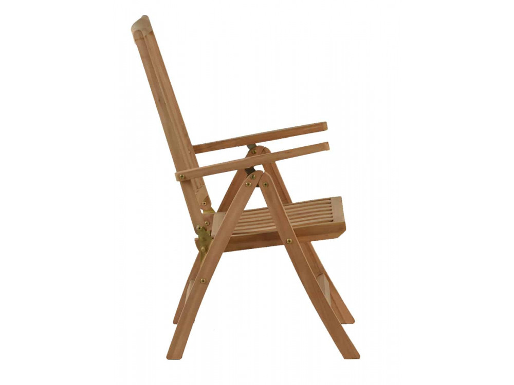 Gartenstuhl  Gartenmöbel Outdoor Modern Teak Honig