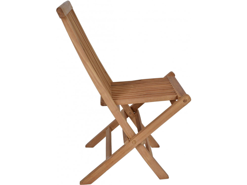 Gartenstuhl  Gartenmöbel Outdoor Modern Teak Honig