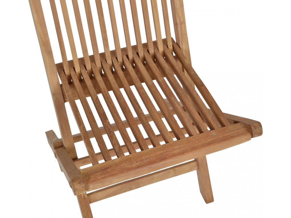 Gartenstuhl  Gartenmöbel Outdoor Modern Teak Honig