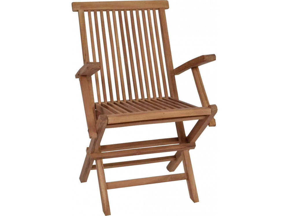 Gartenstuhl  Gartenmöbel Outdoor Modern Teak Honig