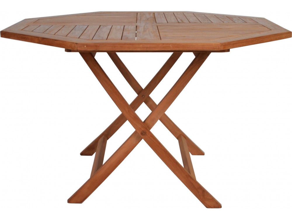 Gartentisch  Gartenmöbel Outdoor Modern Massivholz Teak Honig