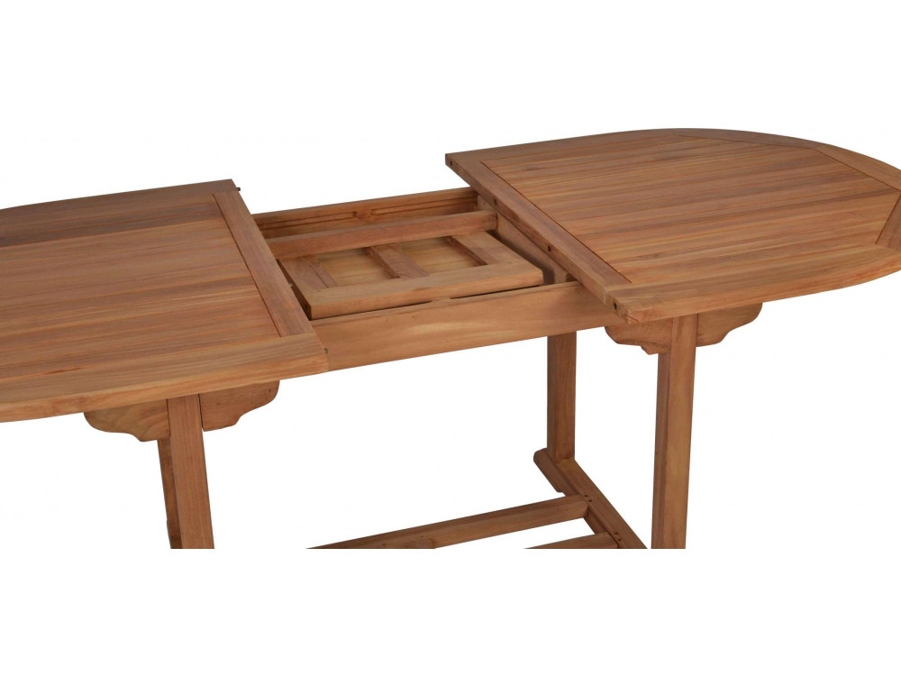 Gartentisch  Gartenmöbel Outdoor Modern Teak Honig