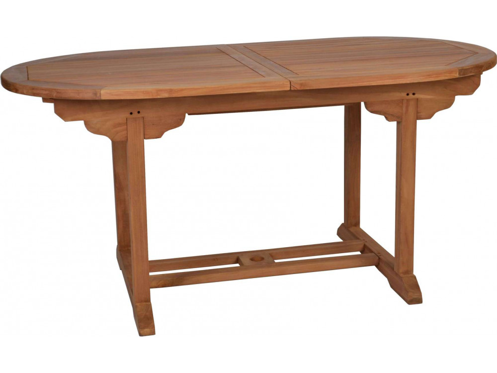 Gartentisch  Gartenmöbel Outdoor Modern Teak Honig