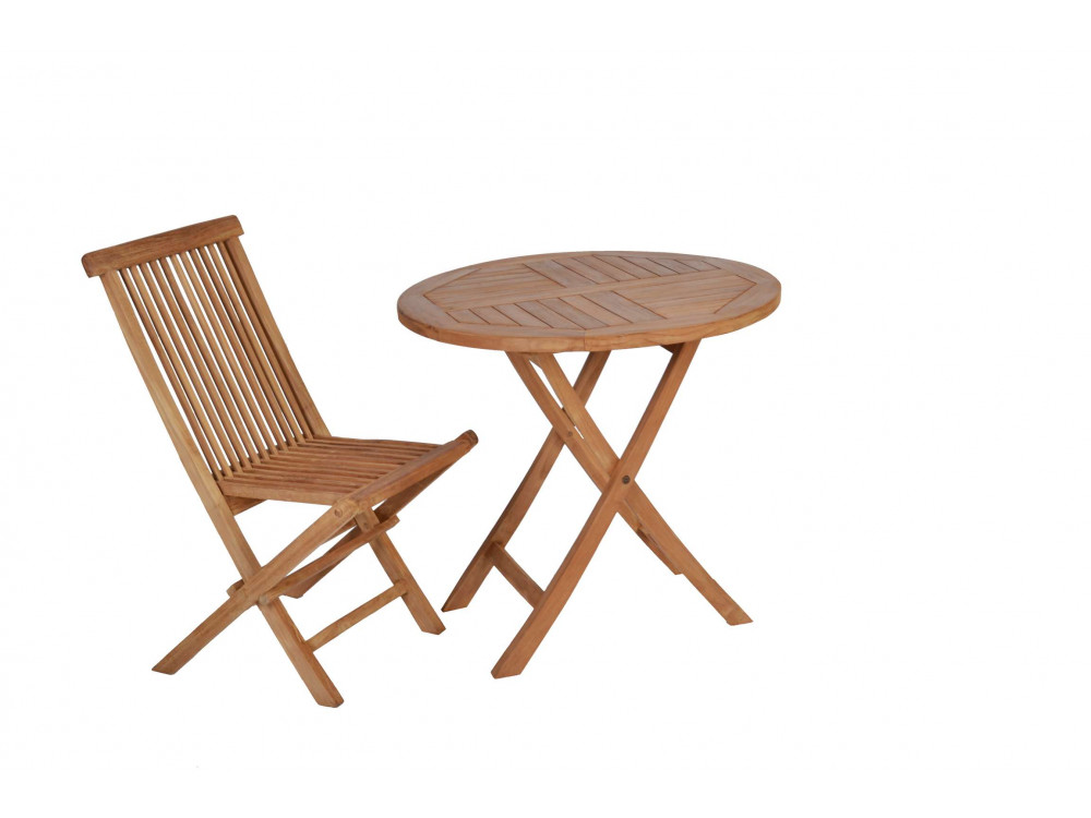 Gartentisch  Gartenmöbel Outdoor Modern Teak Honig