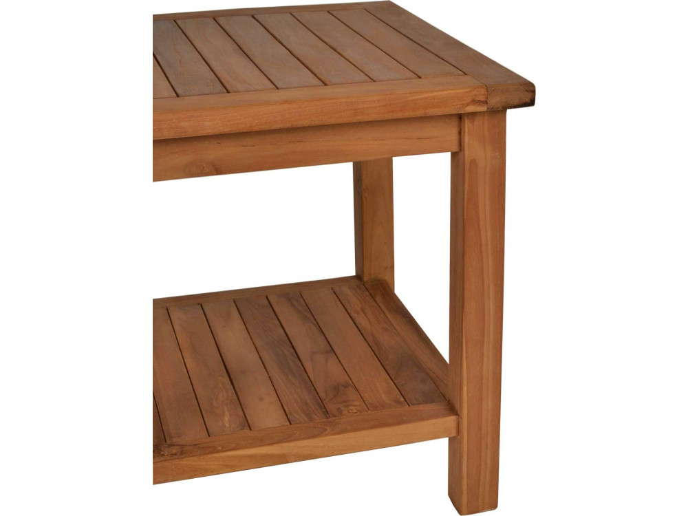 Gartentisch  Gartenmöbel Outdoor Modern Teak Honig