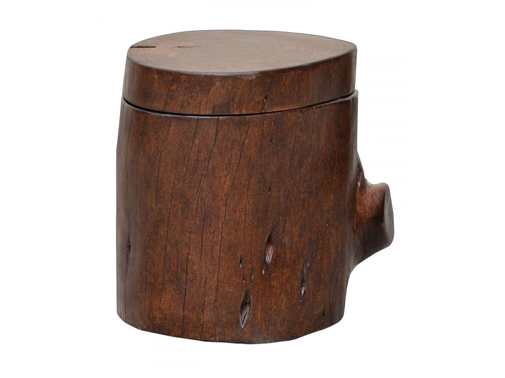 Sitzhocker Timber Modern Sheesham Braun