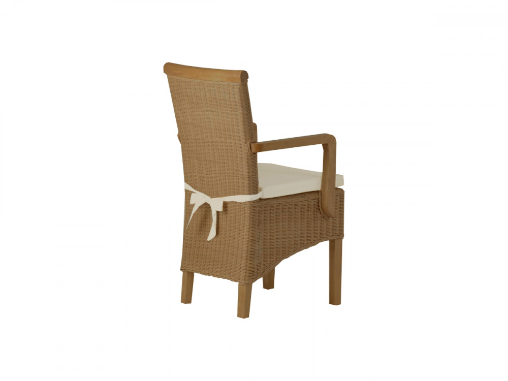 Armlehnstuhl Rattan Modern Mango Rattan natur