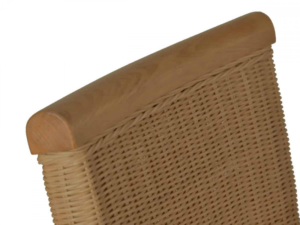 Armlehnstuhl Rattan Modern Mango Rattan natur