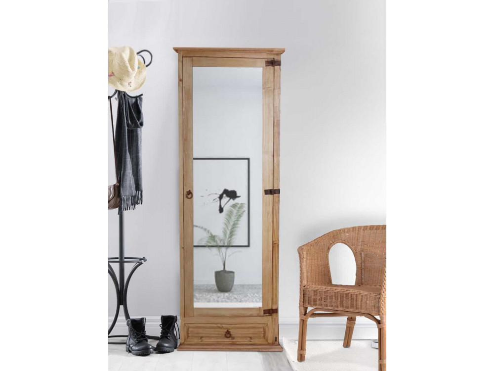 Schuhschrank Mexico Möbel Landhaus Pinie Honig