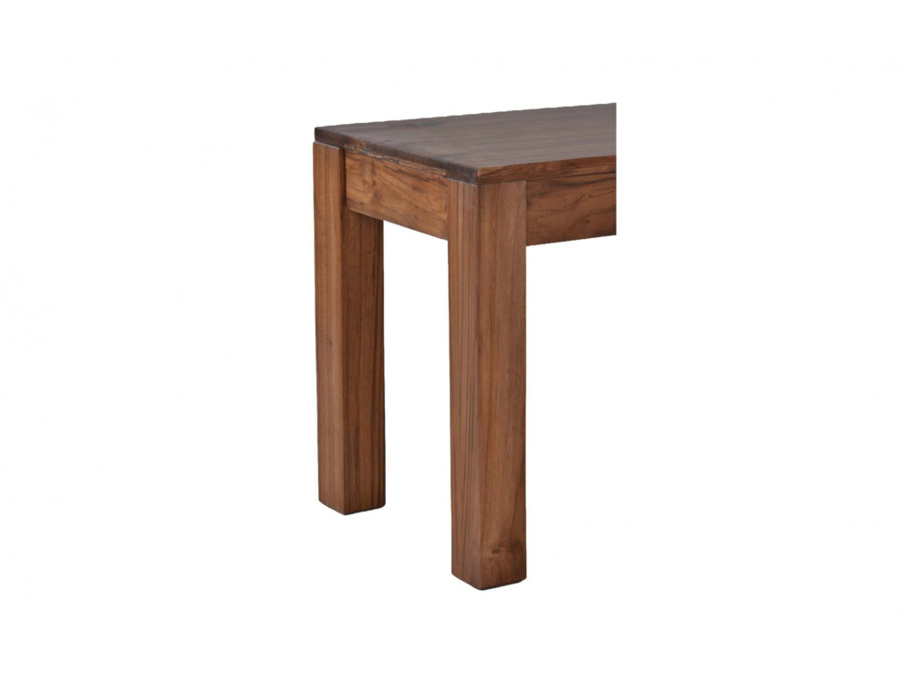 Bank Lendra Modern Massivholz Teak Hellbraun