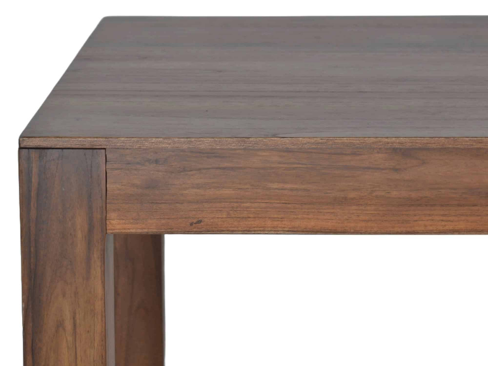 Esstisch Lendra Modern Massivholz Teak Hellbraun