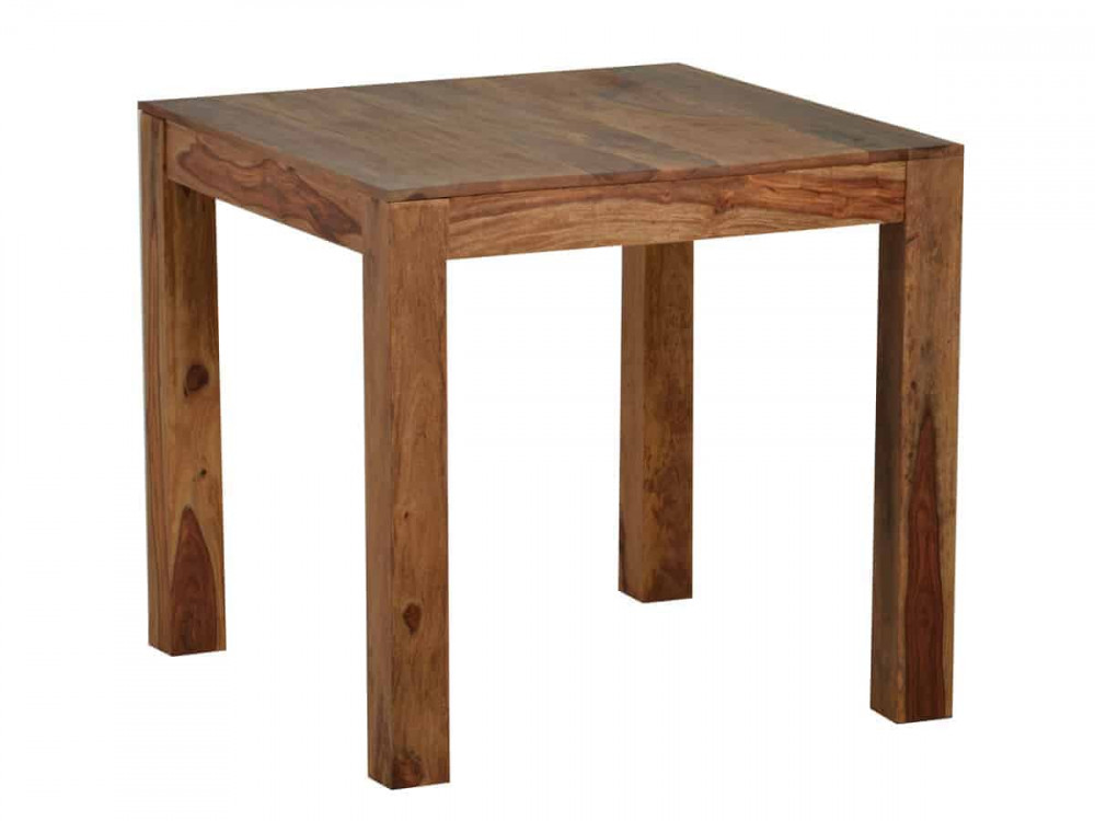 Esstisch Lendra Modern Massivholz Teak Hellbraun