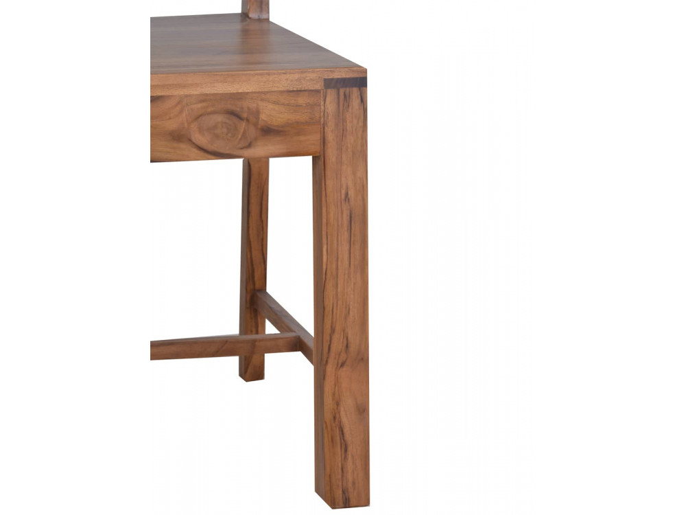 Esszimmerstuhl Thali Modern Teak Dunkelbraun