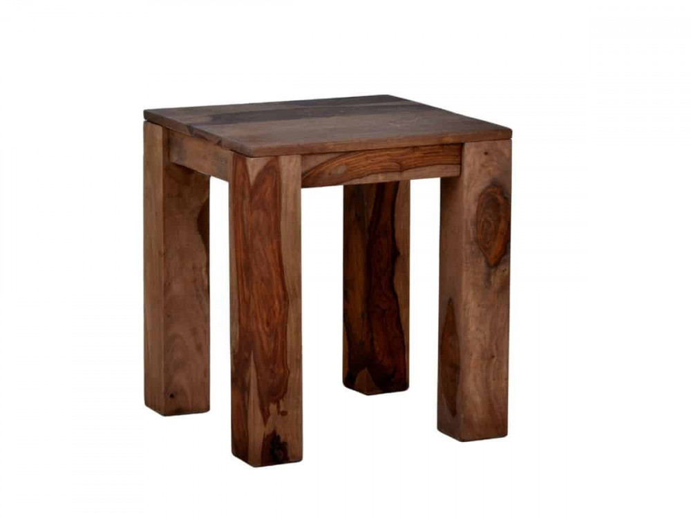 Sitzhocker Thali Modern Teak Hellbraun