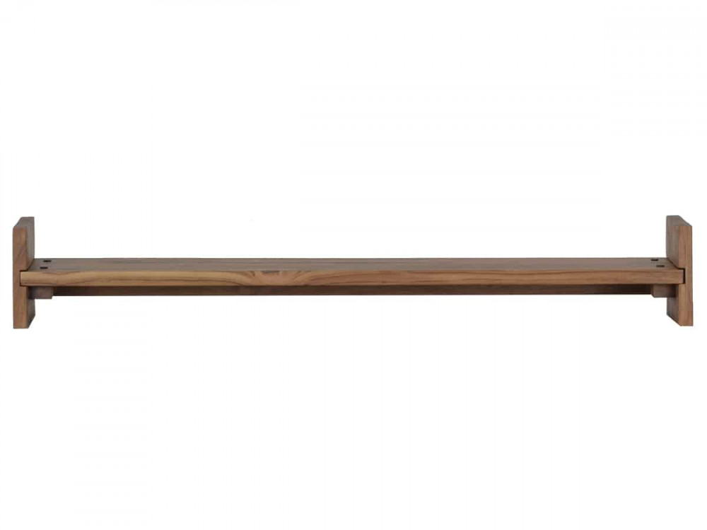 Wandregal Bagra Modern Teak Braun