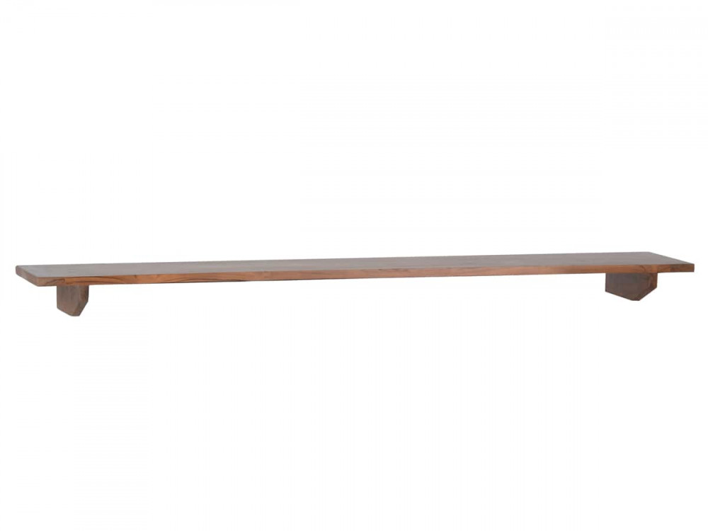 Wandregal Thali Modern Teak Braun