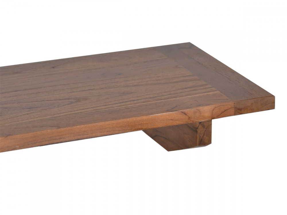 Wandregal Thali Modern Teak Braun