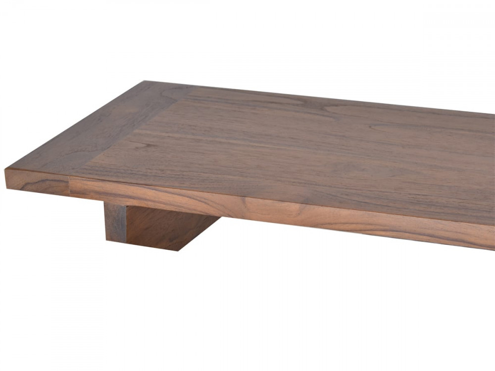 Wandregal Thali Modern Teak Braun