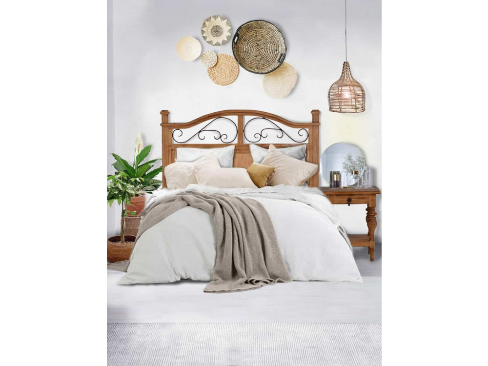 Bett Mexico Möbel Landhaus Massivholz Pinie Honig