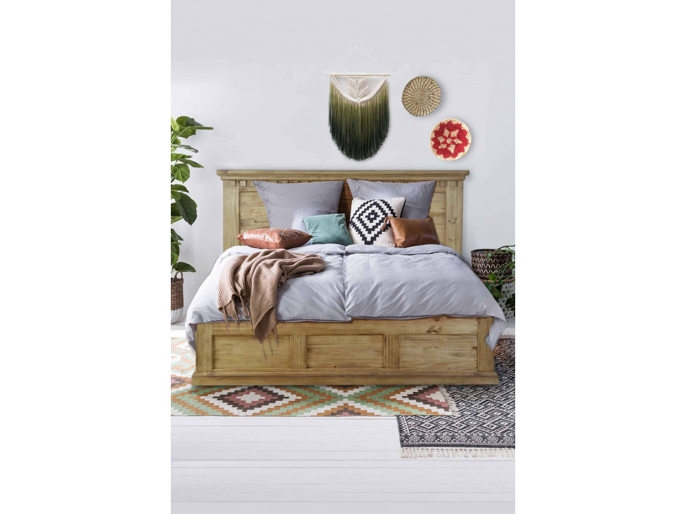 Bett Mexico Möbel Landhaus Massivholz Pinie Honig
