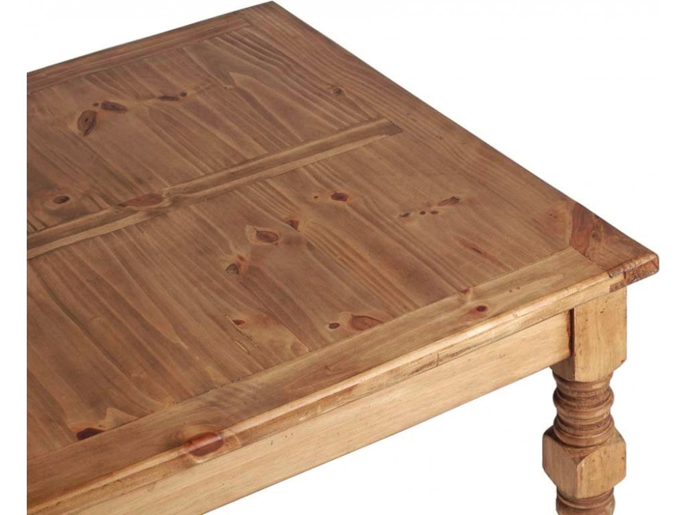 Couchtisch Mexico Möbel Landhaus Massivholz Pinie Honig