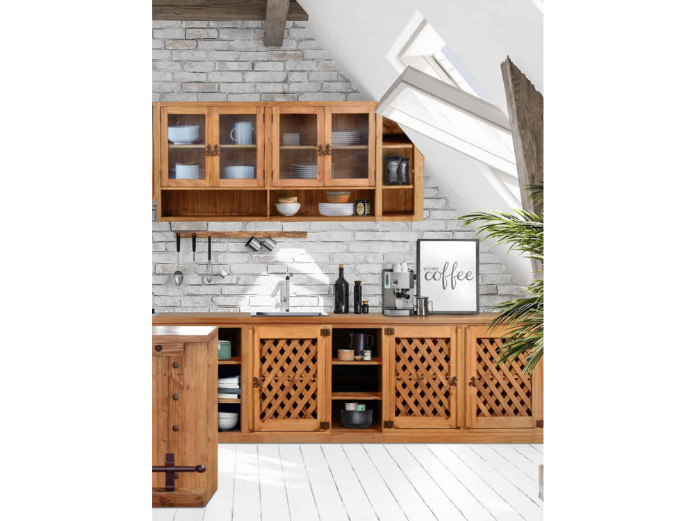 Hängeschrank Mexico Möbel Landhaus Pinie Honig