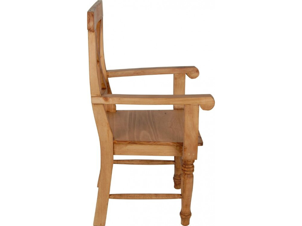 Armlehnstuhl Mexico Möbel Landhaus Pinie Honig