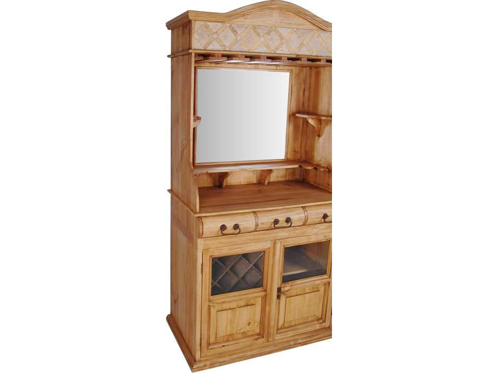 Barschrank Mexico Möbel Landhaus Pinie Honig