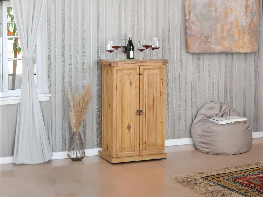 Barschrank Mexico Möbel Pinie Honig