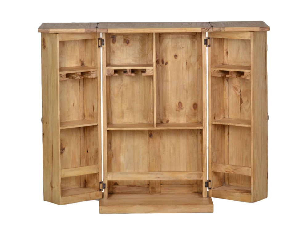 Barschrank Mexico Möbel Pinie Honig