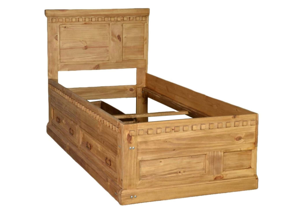 Bett Mexico Möbel Landhaus Honig