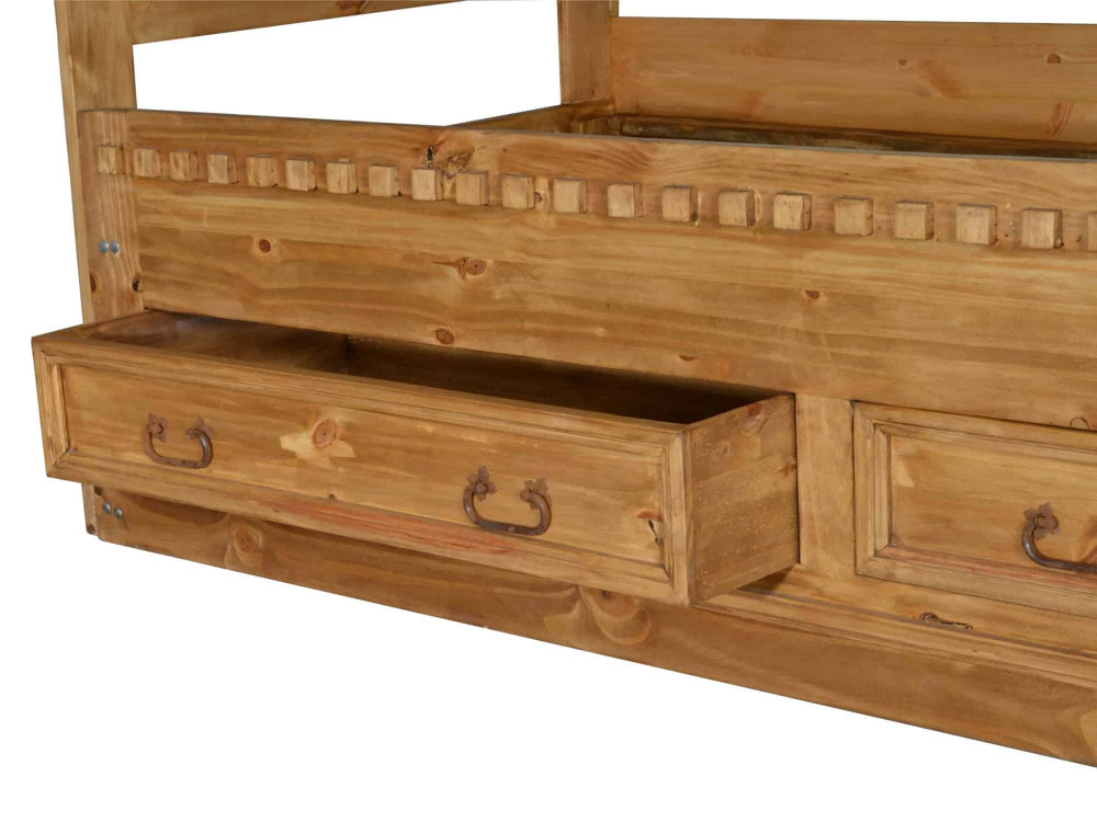 Bett Mexico Möbel Landhaus Honig