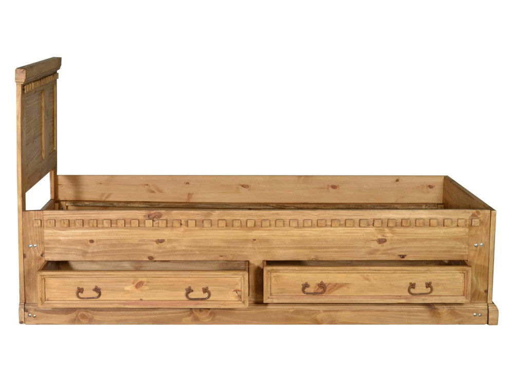 Bett Mexico Möbel Landhaus Honig