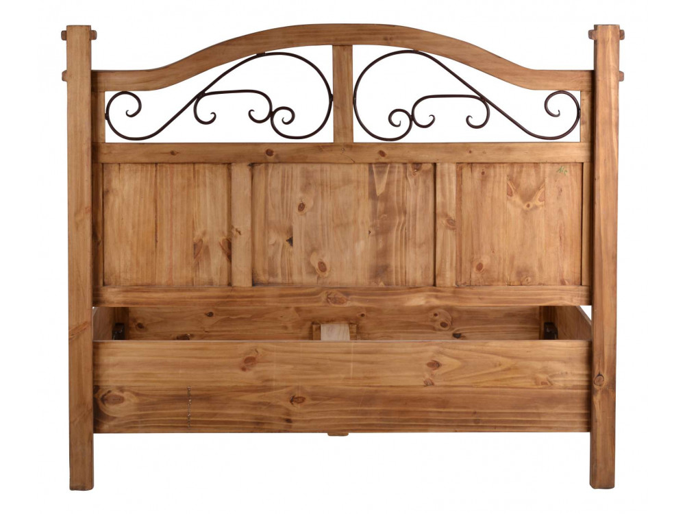 Bett Mexico Möbel Landhaus Massivholz Pinie Honig