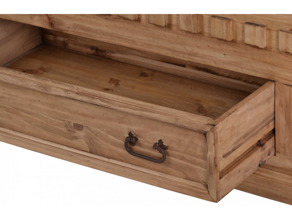 Bett Mexico Möbel Landhaus Massivholz Pinie Honig