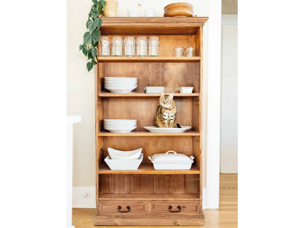 Bücherregal Mexico Möbel Landhaus Pinie Honig