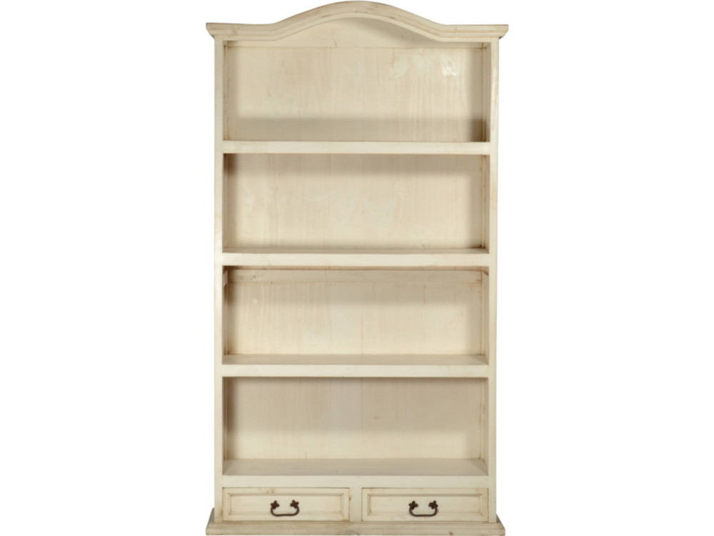 Bücherregal Mexico Möbel Landhaus Pinie Weiß