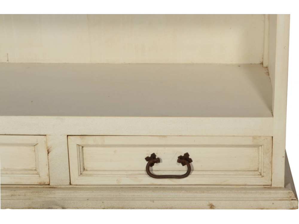 Bücherregal Mexico Möbel Landhaus Pinie Weiß