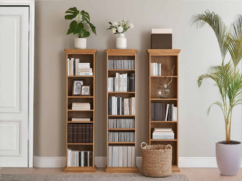 CD-Regal Mexico Möbel Landhaus Pinie Honig