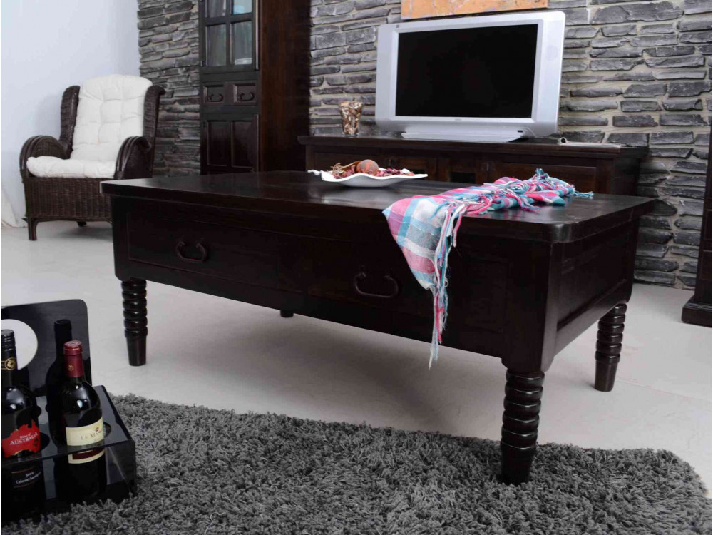 Couchtisch Mexico Möbel Kolonialstil Pinie Kolonialstil