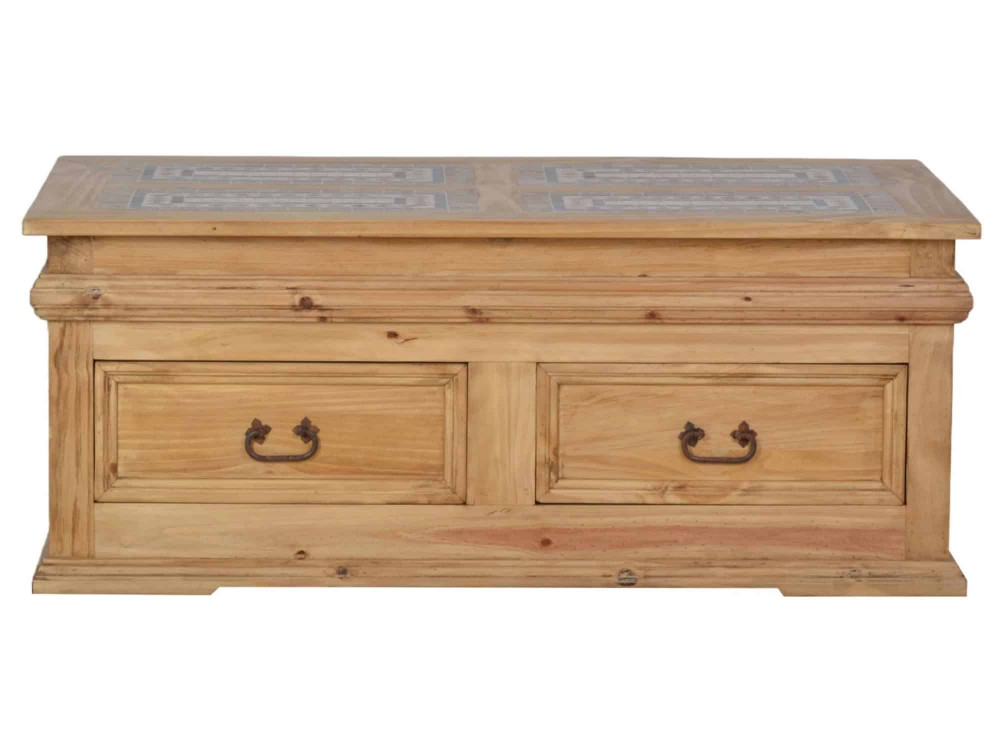 Couchtisch Mexico Möbel Landhaus Massivholz Pinie Honig