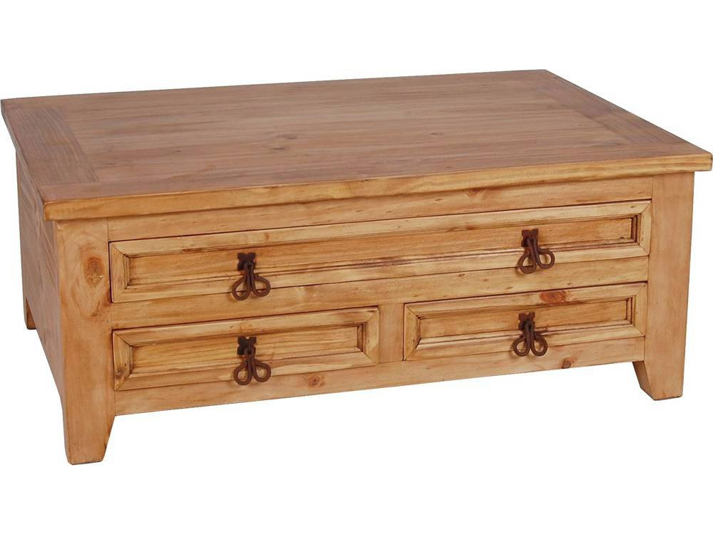 Couchtisch Mexico Möbel Landhaus Pinie Honig