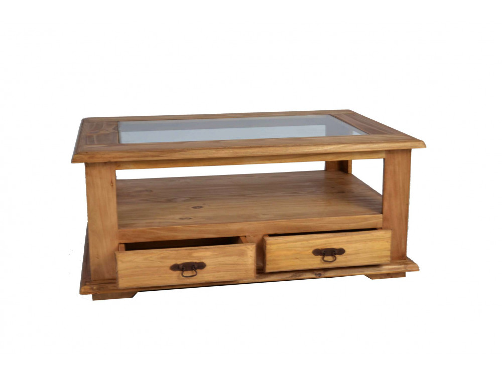 Couchtisch Mexico Möbel Landhaus Pinie Honig