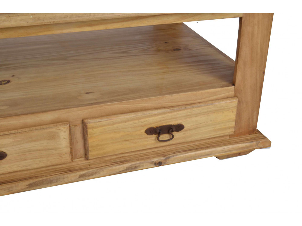 Couchtisch Mexico Möbel Landhaus Pinie Honig