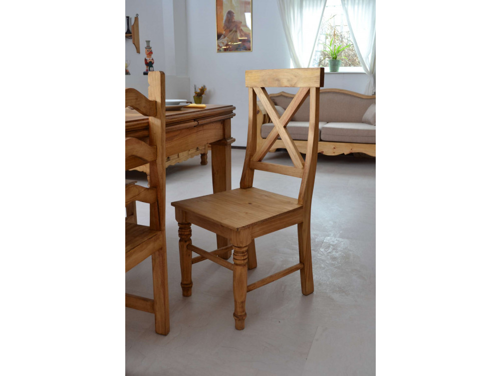 Esszimmerstuhl Mexico Möbel Landhaus Pinie Honig